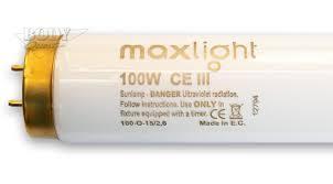 Maxlight 100W CE III zonnebank bruiningslamp 100watt 176cm, Ophalen, Nieuw
