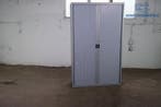 Roldeurkast | Tweedehands | Grijs | 4 legborden | HK310, Verzenden, Gebruikt