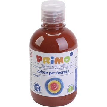 Textielverf, bruin, 300 ml/ 1 fles, Nieuw