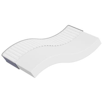 vidaXL Schuimmatras middelzacht 90x190 cm Single Size, Verzenden, Nieuw
