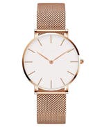Tyme Ibiza Dames Horloge - 36mm Wit/Zilver - Goed Leesbaar, Ophalen of Verzenden, Zo goed als nieuw
