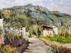Raffaele Lopez (1921-1995) - Paesaggio di campagna
