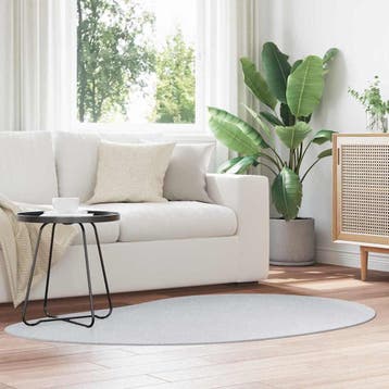 vidaXL Tapijt HUARTE Grijs 120 x 170 cm Polyester, Verzenden, Nieuw, Grijs