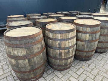 20 eiken whiskyvaten 190 liter - groothandel - A kwaliteit, 150 liter of meer, Ophalen, Nieuw, Hout
