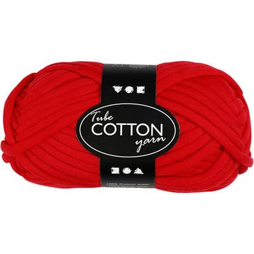 Buisgaren, L: 45 m, needle 10-12, rood, 100 gr/ 1 bol, Nieuw