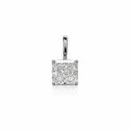 Zonder minimumprijs - Hanger - 14 karaat Witgoud - 2.07ct.