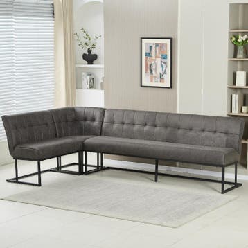 hoek eetbank 270x150cm  SPECIALE AKTIE PRIJS, Overige kleuren, Verzenden, Nieuw, Stof