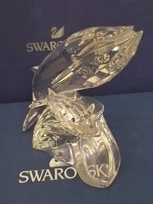 Swarovski - Beeldje - SCS - Annual Edition 1992 - Whales -, Antiek en Kunst, Curiosa en Brocante