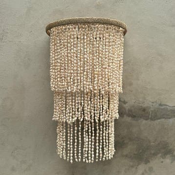NO RESERVE PRICE - SL18 - Natural Shell Wall Lamp – Elegant