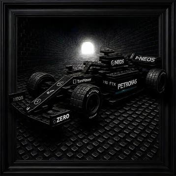 daveY - Mercedes-AMG F1 - The Black Arrow - Brick-Art 3D, Nieuw