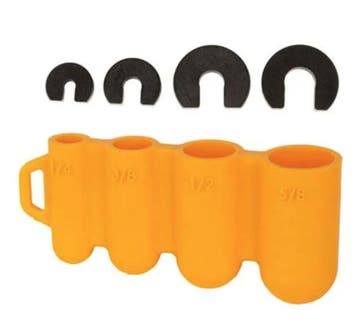 Montagekit 4 clips + dieptemeter voor knel koppeling 1/4..., Verzenden, Nieuw