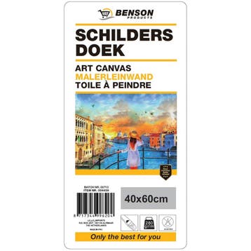 Benson Schildersdoek - Katoen - Dubbel gesso - 40 x 60 cm..., Hobby en Vrije tijd, Schilderen, Ophalen of Verzenden, Nieuw