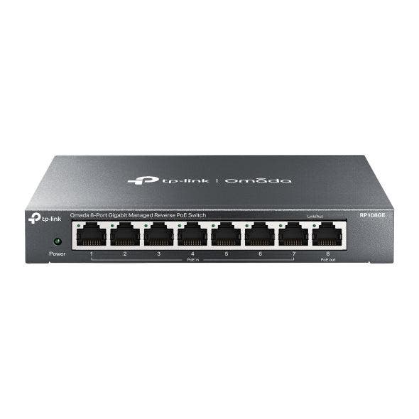 TP-Link RP108GE - switch - 8-poorts - Gigabit - Managed -, Computers en Software, Netwerk switches, Nieuw, Ophalen of Verzenden