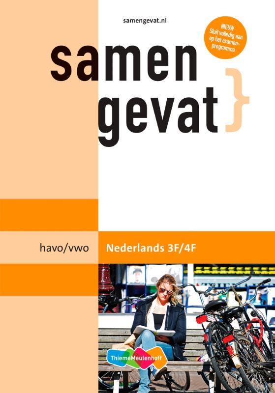 Samengevat / havo/vwo Nederlands 3F/4F 9789006641875, Boeken, Schoolboeken, Zo goed als nieuw, Verzenden