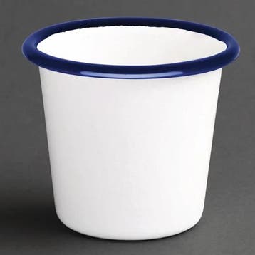 Emaille sauspotje | RVS | 11,4cl | 6 stuks, Verzenden