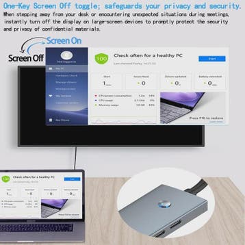 Universele USB-C Hub Docking Station met Thunderbolt 3, 4K H, Verzenden, Nieuw