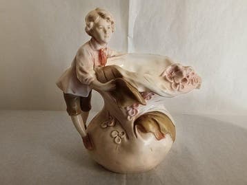 Royal Dux Porzellan-Manufaktur, Boemia - sculptuur, Fioriera, Antiek en Kunst