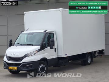 Iveco Daily 72C18 3.0L Automaat 1000KG Laadklep Luchtvering, Automaat, Stof, Gebruikt, Euro 6
