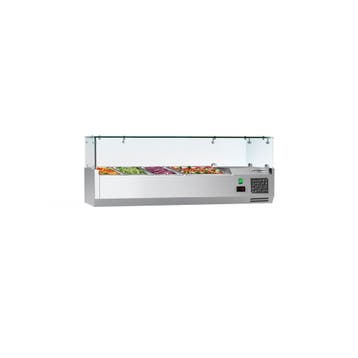 GGM Gastro | Opzetkoelvitrine ECO - 1200x395mm - 4x GN 1/3 |, Verzenden