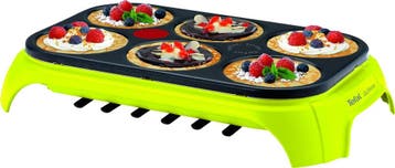 Tefal Crêpes party Colormania - Pannenkoekenmaker - 6, Ophalen of Verzenden, Gebruikt