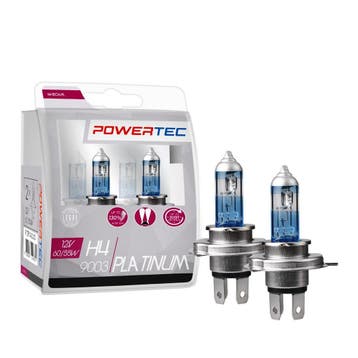 Powertec Platinum +130% H4 12V Set, Verzenden, Nieuw, Maserati