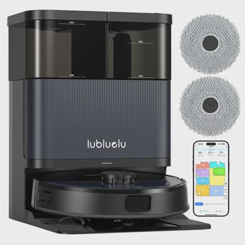 Lubluelu S1000 Robotstofzuiger met Zelfreinigende Basis: 110, Verzenden, Nieuw