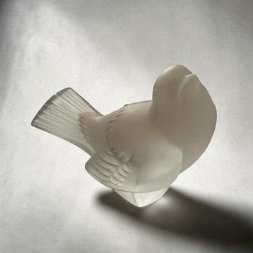 Lalique - René Lalique - Beeldje, Moineau (Tête Haute)