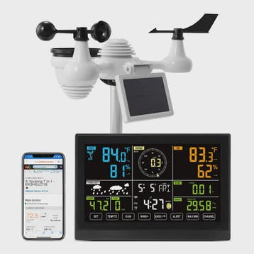 Wi-Fi Weerstation met 7-in-1 Sensor, 7.5" Kleurendisplay en, Computers en Software, Verzenden, Nieuw