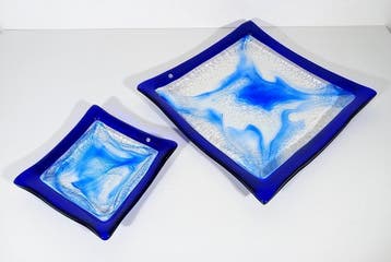 La Murrina - Tafelmiddenstuk (2) - Muranoglas - 48 cm, Antiek en Kunst