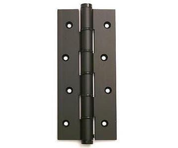 Deurveerscharnier enkel 180x30mm aluminium zwart, Verzenden, Nieuw