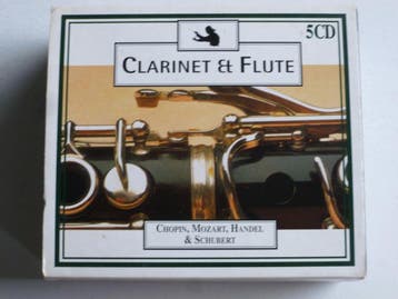 Chopin, Mozart, Handel & Schubert - Clarinet & Flute (5 CD), Ophalen of Verzenden, Zo goed als nieuw