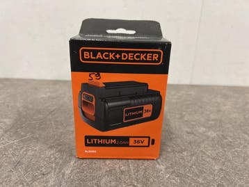 Veiling - Black & Decker schuifaccu Li-Ion 36V 2,0Ah BL20362, Nieuw
