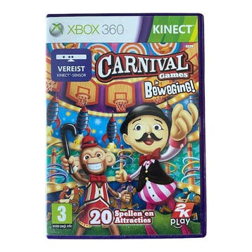 Carnival Games In Beweging (XBOX 360) (TWEEDEHANDS), Verzenden, Nieuw