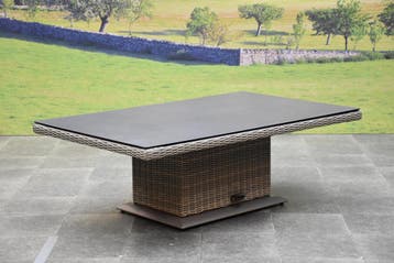 Bilbao stoel bank dining loungeset 4 delig grijs, Ophalen of Verzenden, Nieuw, Wicker