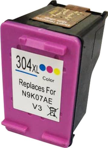 Huismerk HP 304XL cartridge kleur met inktniveau, Verzenden, Nieuw, Huismerk