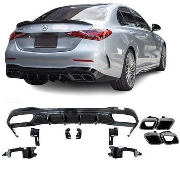 Diffuser | geschikt voor Mercedes-Benz | C-klasse 21- 4d sed, Auto-onderdelen, Verzenden, Nieuw, Mercedes-Benz