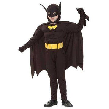 Batman gespierd kostuum kind, Verzenden, Nieuw, Feestartikel