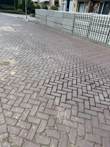 Oude gebakken keiformaten Zuidspoor (op pallets), Ophalen of Verzenden, Gebruikt, Klinkers