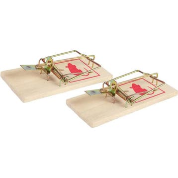 Talen Tools Houten Muizenval Set - Effectieve Muizenbestr...