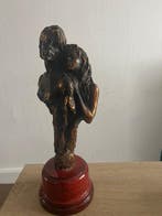 sculptuur, couple bronze - 28 cm - Brons