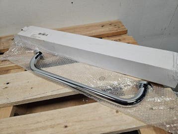 Pentagono handgreep 40 cm chroom, Ophalen of Verzenden, Nieuw, Chroom, Bad