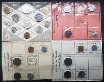 Italië. Repubblica 4 Divisionali - 1980 con 500 Lire