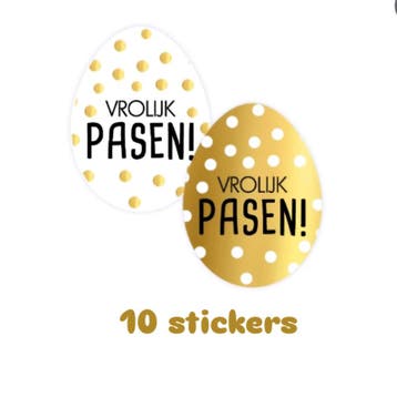 10x Sluitstickers - vrolijk pasen - pasendagen - sticker..., Ophalen of Verzenden, Nieuw, Meerdere stickers