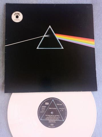 Pink Floyd - The Dark Side Of The Moon/White Vinyl (Limited, Nieuw in verpakking