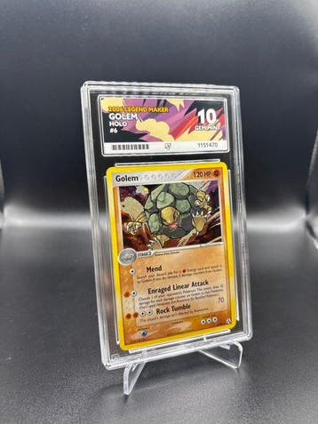 Pokémon - 1 Graded card - Golem #6 Legend Maker Foil - ACE, Nieuw
