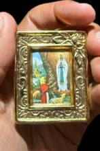 Belangrijke microdevotionele icoon van Lourdes – primordiale