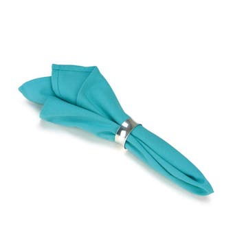 Servetten Turquoise Blauw 51x51cm Treb SP, Verzenden, Nieuw, Overige kleuren, Tafelkleed of Tafelzeil