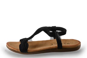 Dolcis Sandalen in maat 41 Zwart, Dolcis, Verzenden, Zwart, Sandalen of Muiltjes