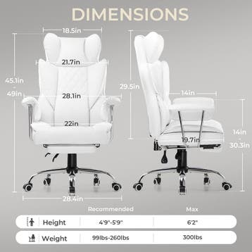 Ergonomische Bureaustoel -  Office Chair - Gamestoel - Volwa, Huis en Inrichting, Woonaccessoires | Overige, Verzenden, Zo goed als nieuw