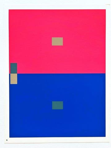 Josef Albers (1888-1976) - Interaction of Colors - VII-4, Antiek en Kunst